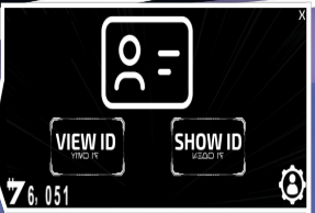 The Profile view with View ID, Show ID and the gear icon